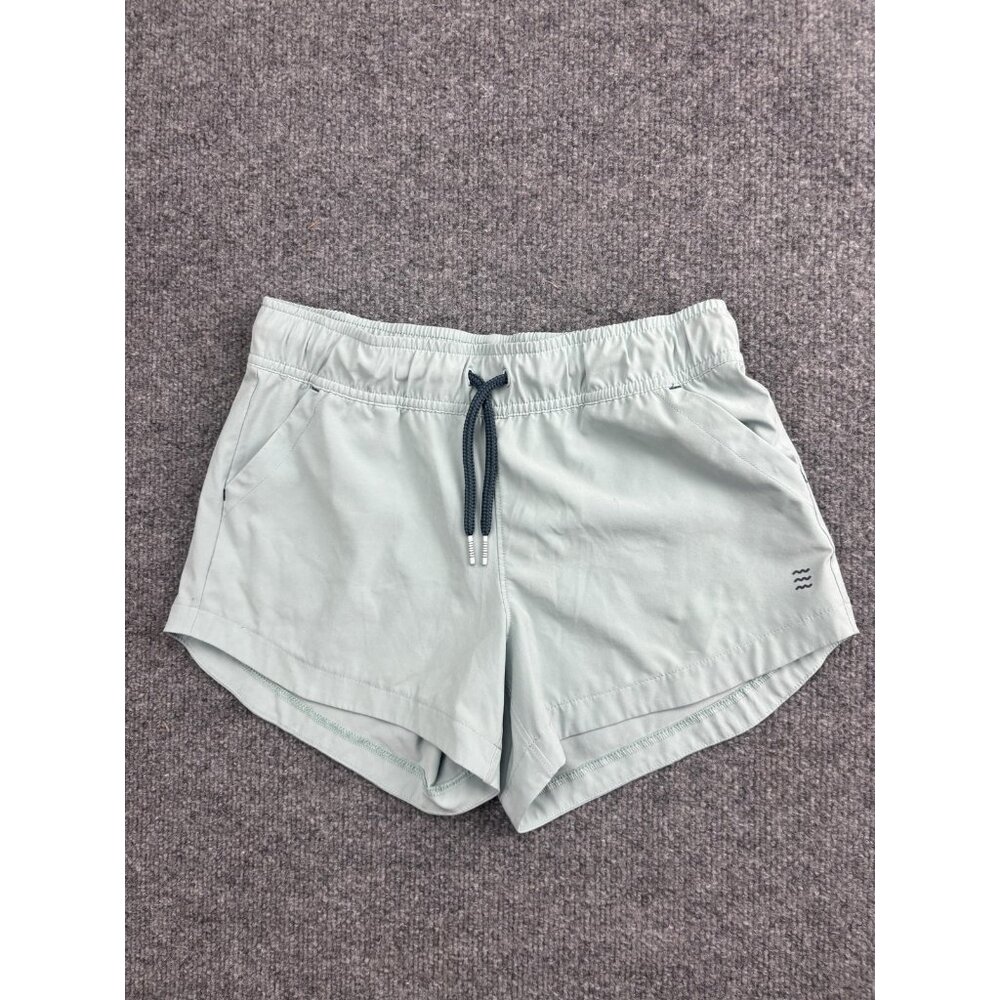 Free Fly Shorts Unisex Kids Large 14-16 Green Athletic Running Training‎ Gym